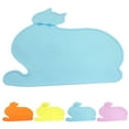 thumbnail image 2 of Pet Placemat Silicone Cat Shape Creative Washable Cat Food Mat Cat Food Pad, 2 of 10