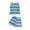 Blue, variant on REDARER Girl's 2 Piece Outfit Striped Crop Top and Ruched Mini Skirt Set,18-24 Months