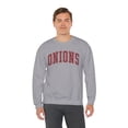 thumbnail image 6 of Onion Sweatshirt Gifts Crew Neck Shirt Long Sleeve Unisex, 6 of 7