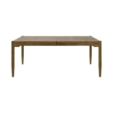 Modern Wood Rectangular Kitchen Dining Table Kitchen Table Brown