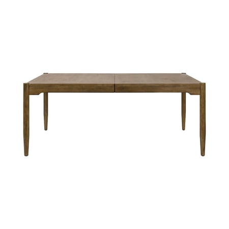 Modern Wood Rectangular Kitchen Dining Table Kitchen Table Brown