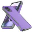 thumbnail image 4 of Tekcoo Silicone Rugged Cell Phone Case for Motorola Moto G Stylus 5G 2023, Purple, 4 of 8