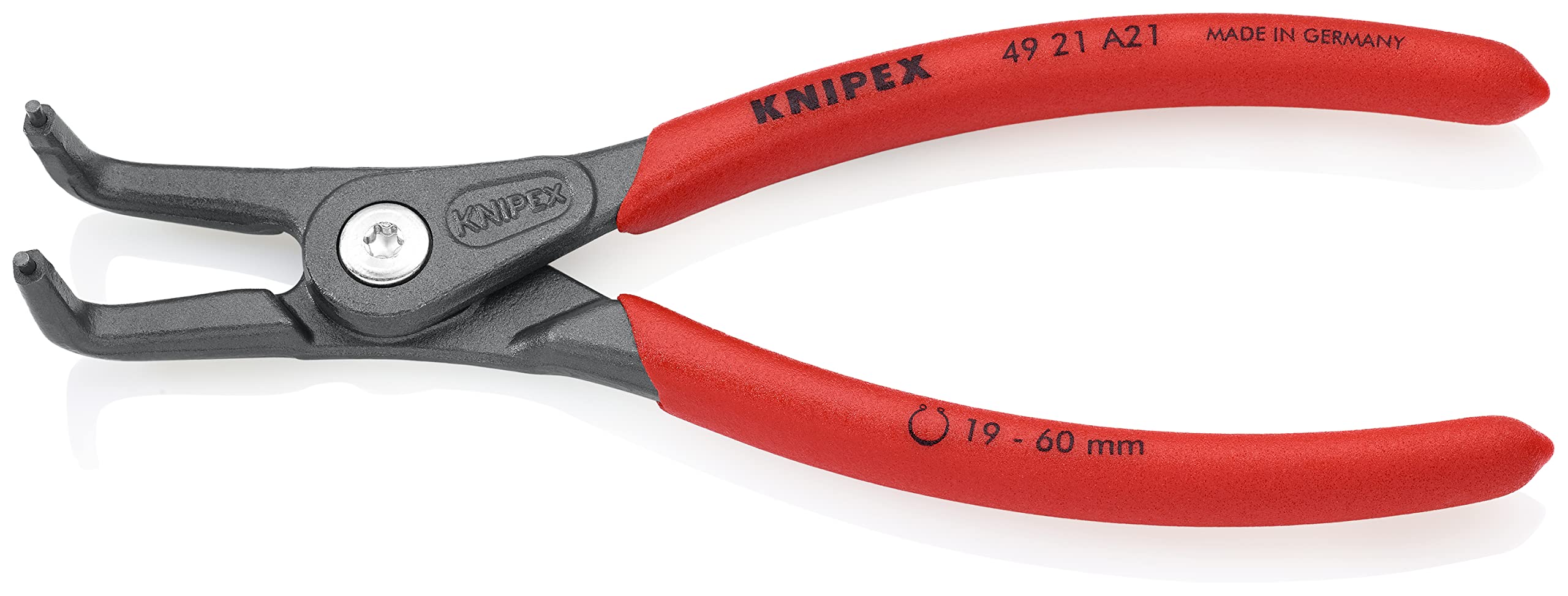 Knipex - Precision Circlip Pliers External 90掳 Bent Tip 19-60mm A21