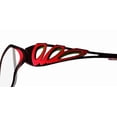 thumbnail image 6 of NEW KOALI 6919K WOMENS/LADIES DESIGNER FULL-RIM REDDISH BROWN / RED / LIME FRAME DEMO LENSES 50-17-135 EYEGLASSES/SPECTACLES, 6 of 9