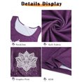 thumbnail image 6 of MOSHU Racerback Tank Tops for Women Vintage Mandala Graphic Shirts Casual Sleeveless Summer Tops, 6 of 9