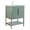 Mint Green, variant on Fine Fixtures Serenity 24 in. W x 18 in. D x 33.5 in. H Bathroom Vanity in Black Matte with Glass Single Hole top with Rose Gold Hardware