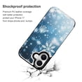thumbnail image 4 of Wallet Case For Apple iPhone Air / 17 Pro / 17 Pro Max Series with Card Holder, PU Leather Kickstand Card Slots Screen Protector Included For iPhone 17 Series, Elegant Christmas with Snowflake, 4 of 8