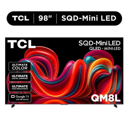 TCL - 98" Class QM8L Series 4K UHD HDR SQD-Mini LED Smart TV with Google TV (2026) - image 2