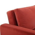 thumbnail image 7 of Serta Tennyson Scandinavian Convertible Loveseat with Full Size Sleeper, Cinnamon Velvet Fabric, 7 of 7
