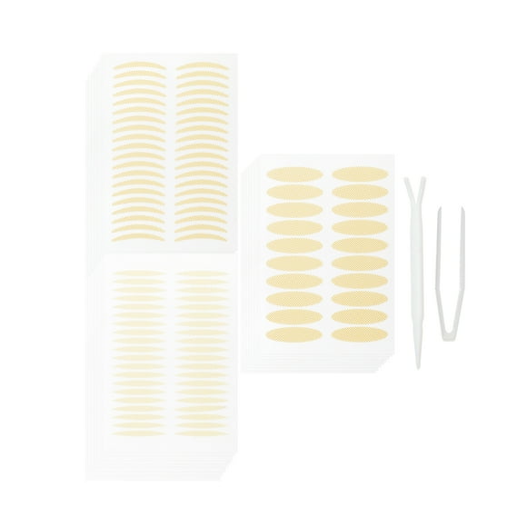 Adhesivos para párpados dobles Unique Bargains 960 piezas con tenedor y pinzas