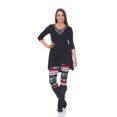 thumbnail image 2 of White Mark Leggings à Imprimé des Fêtes pour Femmes, 2 of 5