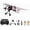 2 Batteries, variant on RC Paper Airplane Kit, DIY Electric Paper Airplane Motor with Gyro Stabilizer, 2.4GHz Remote Control Foldable Micro Fixed Wing Drone STEM Toy (1 Battery)