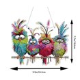 thumbnail image 5 of PLPPYFS Christmas Pearl Diamond Art Hanging Ornament DIY Craft, Bird Pearl Diamond Suncatcher, 3D Mixed-Size Pearls and Complete DIY Craft for Windows, Trees, Holiday Gifts, 5 of 6