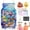 Mermaid, variant on Magnetic Reward Jar, Smiley Faces Jar with Colorful Letter Stickers, Ideal for Classroom Reward System, Home Chore Chart, Positive Behavior Training (42PCS Smiley)