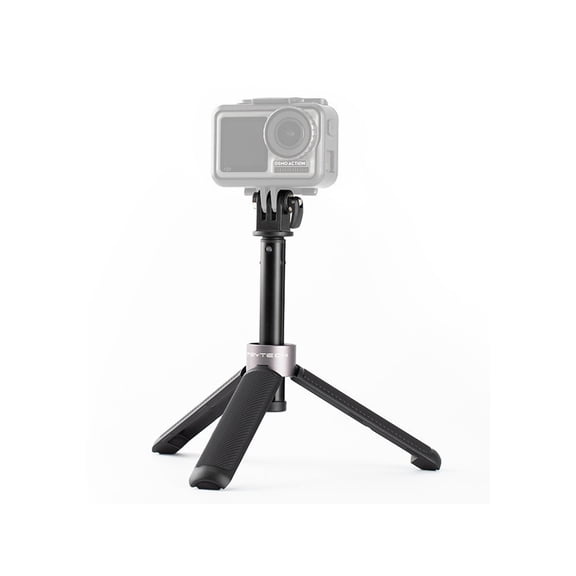 Mini Extension Pole Tripod Selfie Stick for Insta360 and GoPro Hero 13 – Lightweight Portable Aluminum Tripod with Magnetic Base, Adjustable 40cm Extension, 1/4" Screw Mount for Action Cameras and Vl