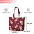 thumbnail image 4 of Christmas Corgi Travel Tote Bags for Women Carry On,Large Weekender Bags for Women Travel,Multi Functional Duffle Bag for Work,Shopping,Sports, 4 of 5