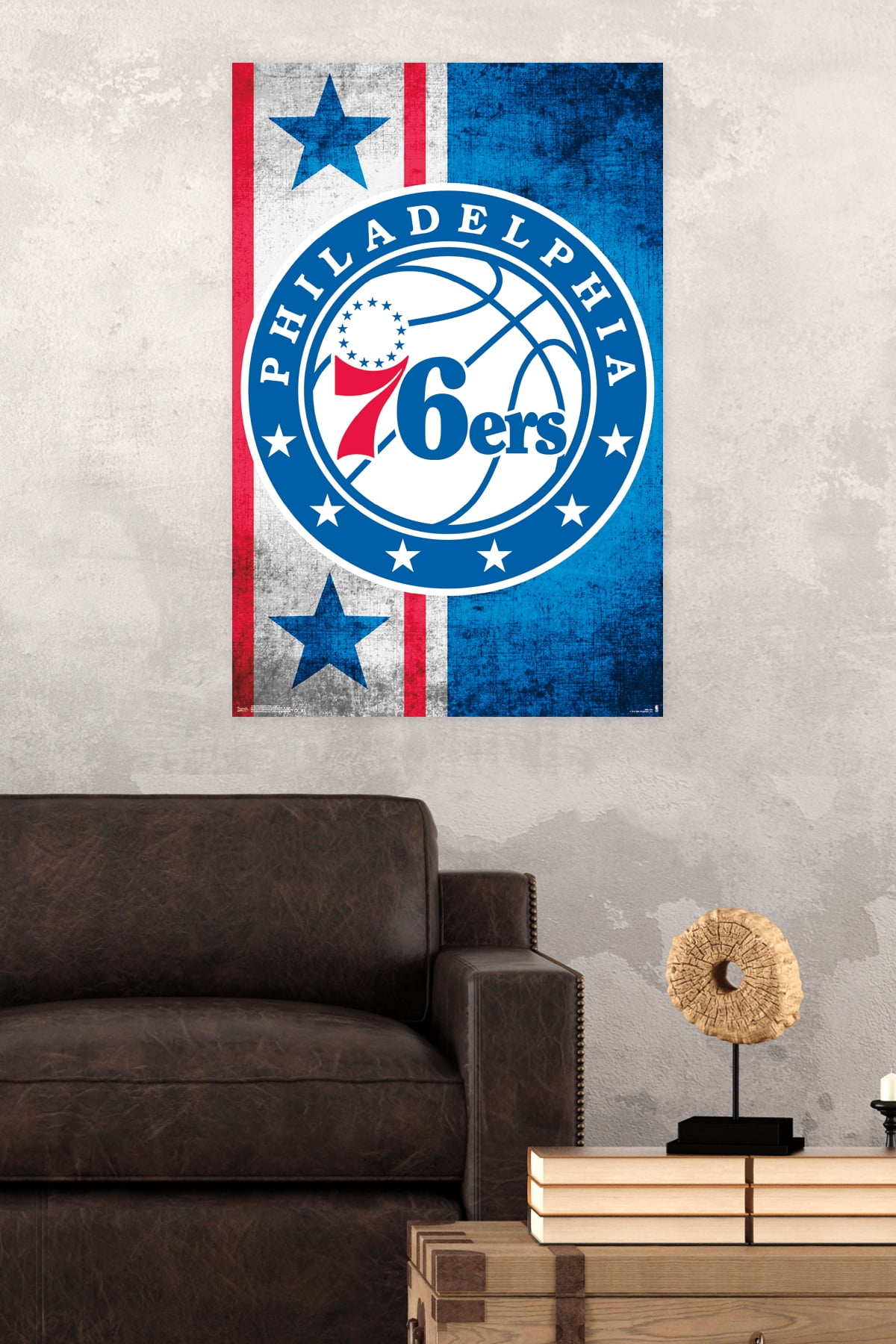 Trends International Philadelphia 76ers-Logo 15 Clip Bundle Wall Poster 22.375 x 34 Multi