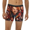 thumbnail image 2 of Saiise Chucky Men's Underwear Boxer Briefs Cotton Trunks Short Leg Underwear (S-XXL), 2 of 7