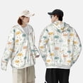 thumbnail image 4 of Balery Dandelion Men's Women's UPF 50+ Sun Protection Lightweight Hoodie Performance Long Sleeve Shirt for Fishing Running-Small, 4 of 7