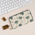 thumbnail image 6 of Leather Thin Slim Wallets for Women Men - Palm tree_AC Clutch Card Wallet for Women Men with Zipper, 6 of 7