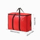 thumbnail image 3 of Bolsa impermeable de gran capacidad para colchas, ropa y mudanzas - Organizador de tela Oxford 95L con asas para hogar, viajes y decoración navideña, 3 of 6