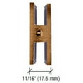 thumbnail image 4 of CRL SCU4ABR Antique Brass Square Style Hole-in-Glass Fixed Panel U-Clamp, 4 of 12