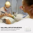 thumbnail image 4 of MasteelfCA Professional Nail Drill Bits Storage Box Dustproof Plastic Nail Grinding Head Case, 4 of 7