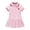 a-Red446164, variant on FINALGANG Girls Toddler Short Sleeve Polo Dress Cherry Embroidery Contrast Trim Collar Pleated Skirt Casual Dress For Daily Wear Stylish Dress