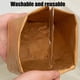 thumbnail image 5 of Bolsas De Papel Para Almacenamiento 1Pcs Washable Kraft Paper Bag Thickened Waterproof Storage Bag for Kitchen Refrigerator Green Plants Pot Decoration 5.51x5.51x10.83" JASKFLY, 5 of 9