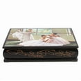 thumbnail image 2 of STP GOODS Ballet Lacquer Trinket Box 6.3x4.3" (11x16 cm) Wooden Decorative Jewelry Box Keepsake Handmade Jewelry Storage Organizer Floral Trinket Case, 2 of 7