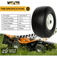 thumbnail image 4 of Weize 13" Lawn Mower Drive Wheel, Puncture Resistant (Set of 2), 4 of 5