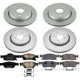 thumbnail image 2 of PowerStop Front and Rear Geomet Coated Brake Rotor and Pad Kit Fits: DODGE JEEP Select Models CRK7136, 2 of 5