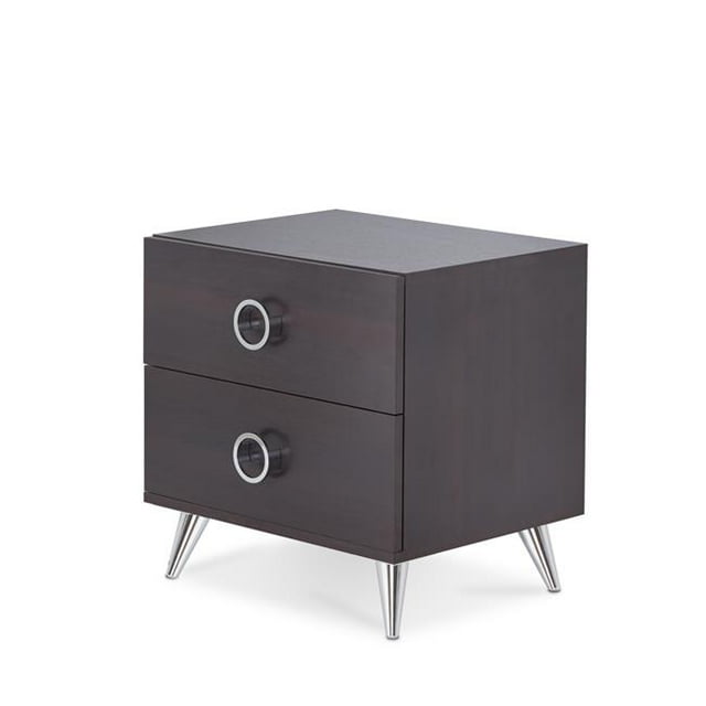 Urban Designs 4763379 Vitalia Collection 2 - Drawer Nightstand, Espresso