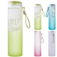 thumbnail image 2 of Coofit Water Bottle Creative Color Changing 360° Leakproof Drinking Bottle Glass Bottle, 2 of 10