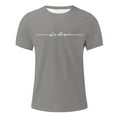 thumbnail image 4 of T Shirts for Men Athletic Fit Quick Dry Gym Casual Look Oversized T Shirt Men's Summer T Shirt Crew Neck Short Sleeve T Shirt With City Print Basic Shirts Men Loose Casual Shirts Sports Shirts, 4 of 4
