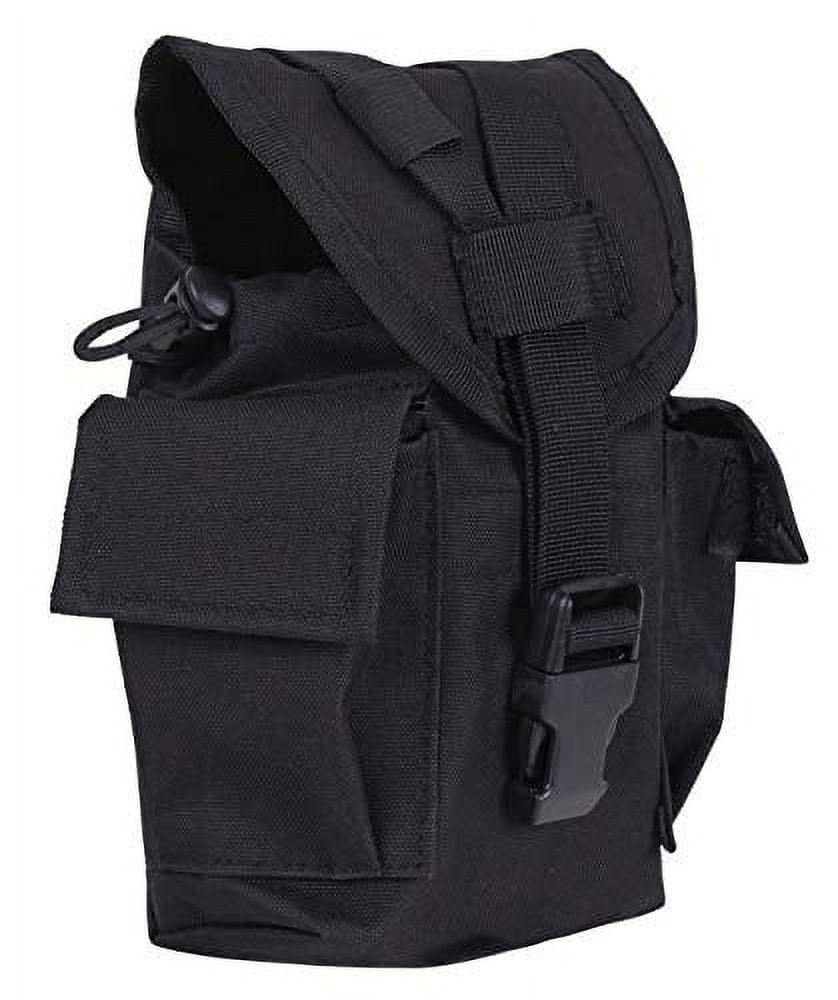 Rothco Pouch Emergency Preparedness Kits with 5-in-1 Whistle, Emergency Blanket, and More, Black