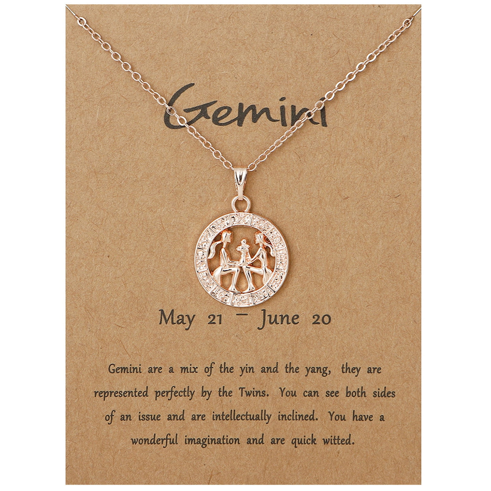 Necklace Twelve Constellation Pendant 