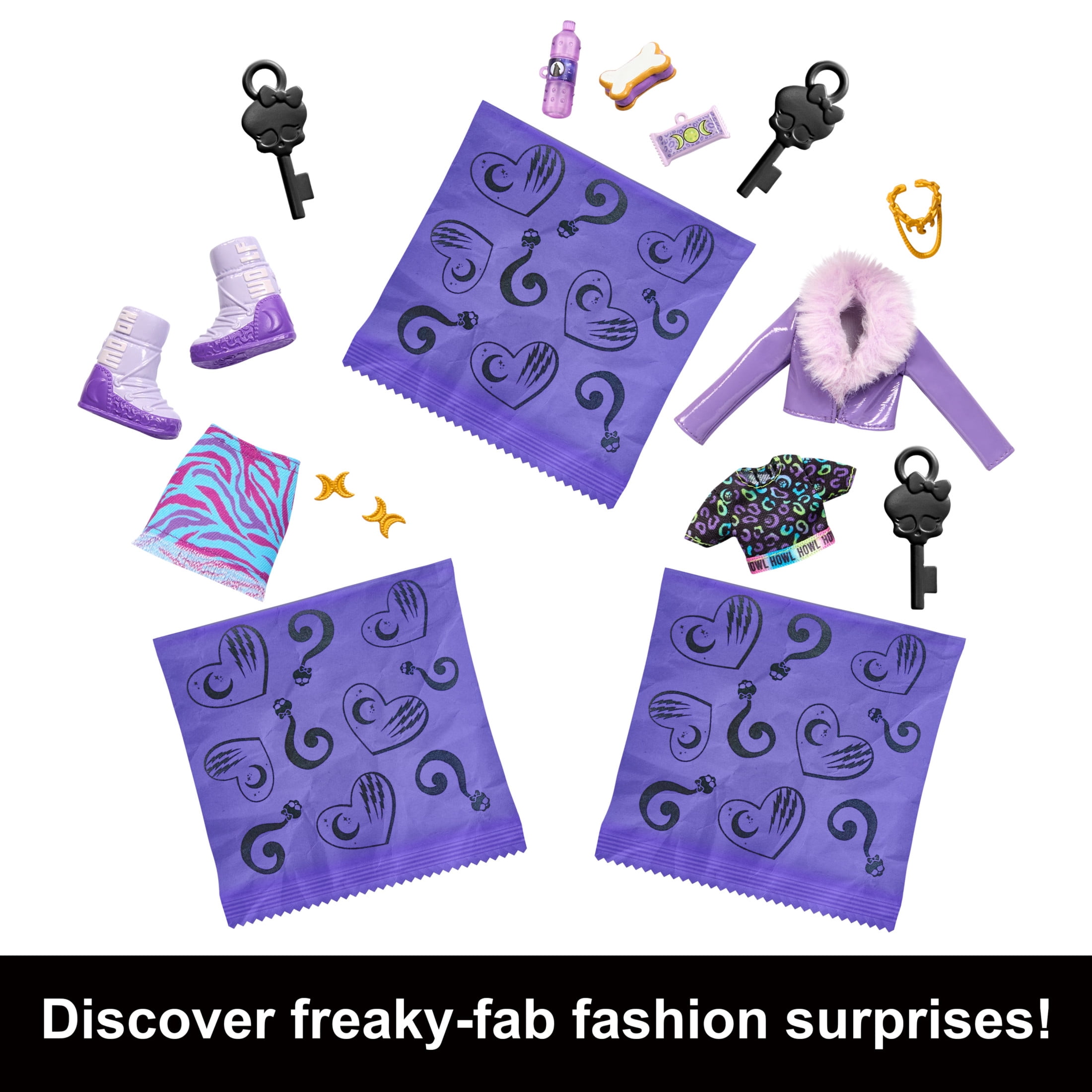 Monster High Skulltimate Secrets Clawdeen Wolf Doll and Fashion Set with Dress-Up Locker