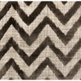 thumbnail image 3 of Plutus Oblique Zigzag Luxury Throw Pillow in Beige Tones 16"L x16"W, 3 of 3