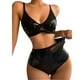 thumbnail image 1 of Gibobby Lencería sexy para mujer Día de San Valentín Ropa interior de cuero Sexy a la para mujer, lencería Sexy, conjuntos de pijamas, ropa interior, ropa de dormir(Negro, CH), 1 of 5