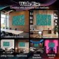 thumbnail image 6 of 8 Pack Art Acoustic Panels Sound Absorbing seamless music notes Decorative Soundproof Wall Panels Self Adhesive for Nursery Game Room Bedroom 48"x32", 6 of 6