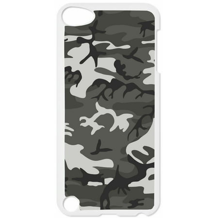 Camo Hard White Plastic Case Compatible with the Apple iPod Touch 5th Generation - iTouch 5