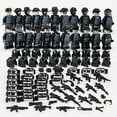 thumbnail image 2 of Figura de juguete de 22 piezas de coche Jeep de policía SWAT negro, minifiguras, regalo para niños, 2 of 2
