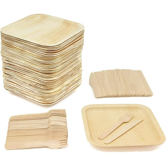 Disposable Wooden Plates
