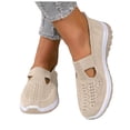 thumbnail image 5 of YLYL Women Woven Orthopedic Shoes Wide Width Arch Support Breathable Soft Sole Walking Shoes, 5 of 6