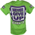 thumbnail image 5 of John Cena Green Purple Respect the Cenation Mens T-shirt L, 5 of 5
