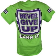 John Cena Cenation Respect Green Mens Costume Hat T-shirt Wristbands M