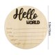 thumbnail image 3 of Wooden Newborn Sign Birth Announcement Signs Nursery Decor Sign Photo Prop For Baby Newborn Boys And Girls Gift, 3 of 7