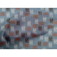 thumbnail image 4 of oneOone Cotton Poplin Fabric Brush Stroke Ikat Decor Fabric Printed BTY 56 Inch Wide, 4 of 4