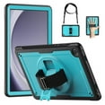 thumbnail image 1 of Case For Samsung Galaxy Tab A9 Plus 11 inch X216B Shockproof Tablet Cover For Tab A9 8.7 Inch 2023 X115 Funda Capa+Handle Strap Light Blue A9 8.7 inch 2023, 1 of 6